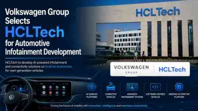 Volkswagen Group Selects HCLTech for Automotive Infotainment Development